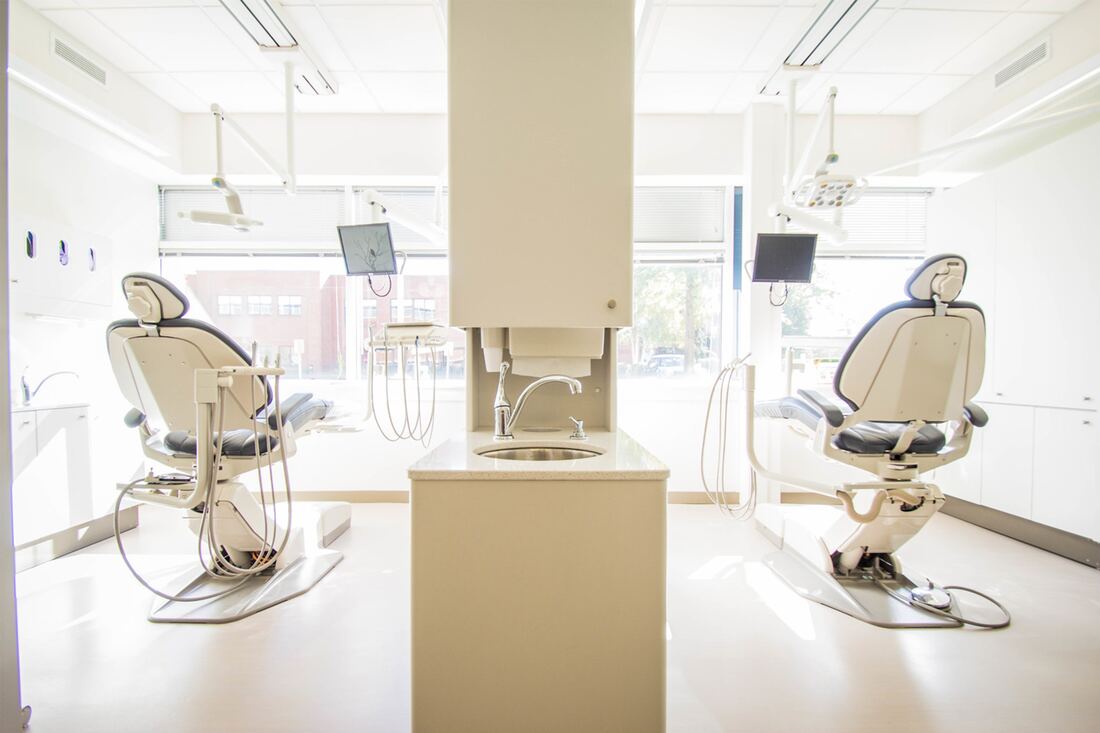 Two dental chairs 